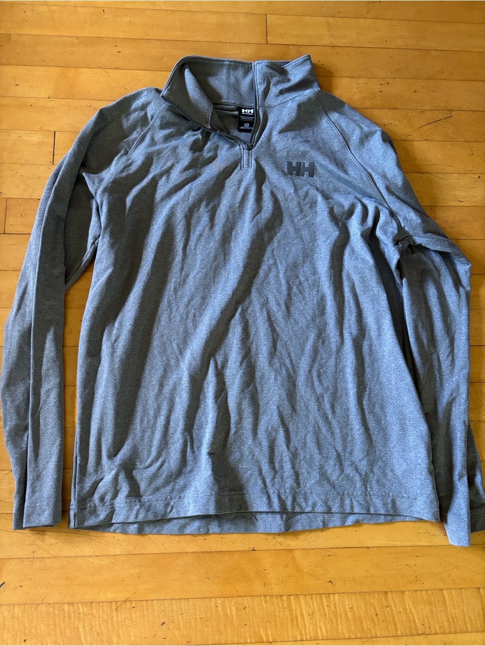 Helly Hansen Light Gray Quarter-Zip Pullover